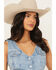 Image #2 - Levi's Women's Bella Light Wash Denim Vest, Light Wash, hi-res