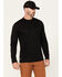Image #1 - Hawx Men's Midweight Base Layer Long Sleeve Top, Black, hi-res