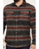 Image #3 - Dakota Grizzly Men's Bowie Button Down Long Sleeve Striped Western Fleece Shirt, Red, hi-res
