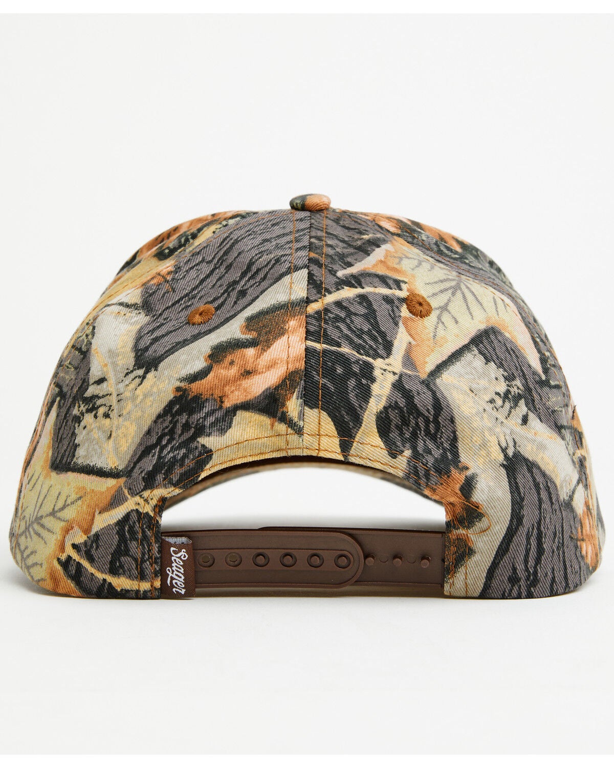 Image #4 - Seager Men's Branded Camo Print Ball Cap, Camouflage, hi-res