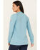 Image #4 - Ariat Women's FR Air Henley Long Sleeve Work Shirt , Blue, hi-res