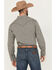Image #4 - Moonshine Spirit Men's High Strung Dobby Plaid Print Long Sleeve Snap Western Shirt, Navy, hi-res