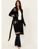 Image #1 - Idyllwind Women's Leopole Long Cardigan, Black, hi-res