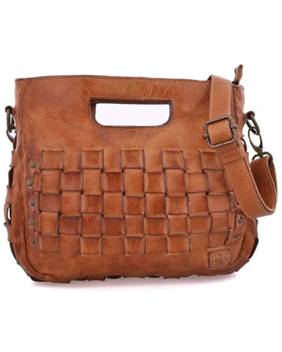 Bed Stu Women's Keiki Handle Crossbody Bag, Tan, hi-res
