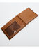 Image #3 - Cody James Men's Southwestern Woven Leather Bi-Fold Wallet, Navy, hi-res