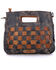 Image #2 - Bed Stu Women's Keiki Leather Woven Checkered Crossbody Bag, Black, hi-res