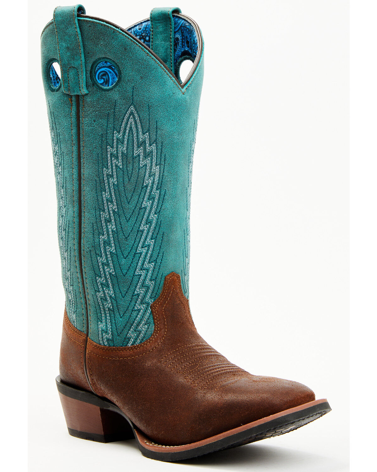 Image #1 - Laredo Women's Sable Western Boots - Broad Square Toe, Brown, hi-res