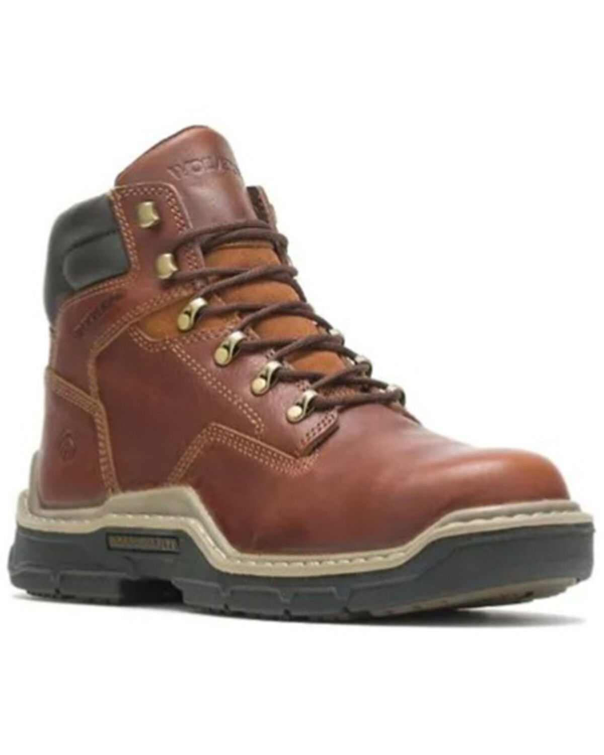 Image #1 - Wolverine Men's Raider II Work Boots - Carbon Toe, Brown, hi-res
