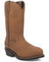 Image #2 - Dan Post Men's Albuquerque Waterproof Western Work Boots - Soft Toe, Distressed, hi-res