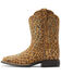Image #2 - Ariat Girls' Primetime Western Boots - Broad Square Toe, Leopard, hi-res