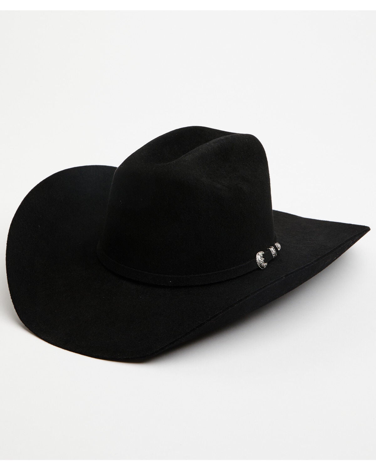 Justin Ryder 10X Felt Cowboy Hat, Black, hi-res