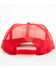 Image #3 - Rodeo Hippie Women's Bronco Buster Ball Cap, Red, hi-res