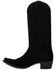 Image #3 - Lane Women's Emma Jane Suede Tall Western Boots - Snip Toe, Black, hi-res