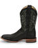 Image #3 - Justin Men's Haggard Exotic Caiman Western Boots - Broad Square Toe, Black, hi-res