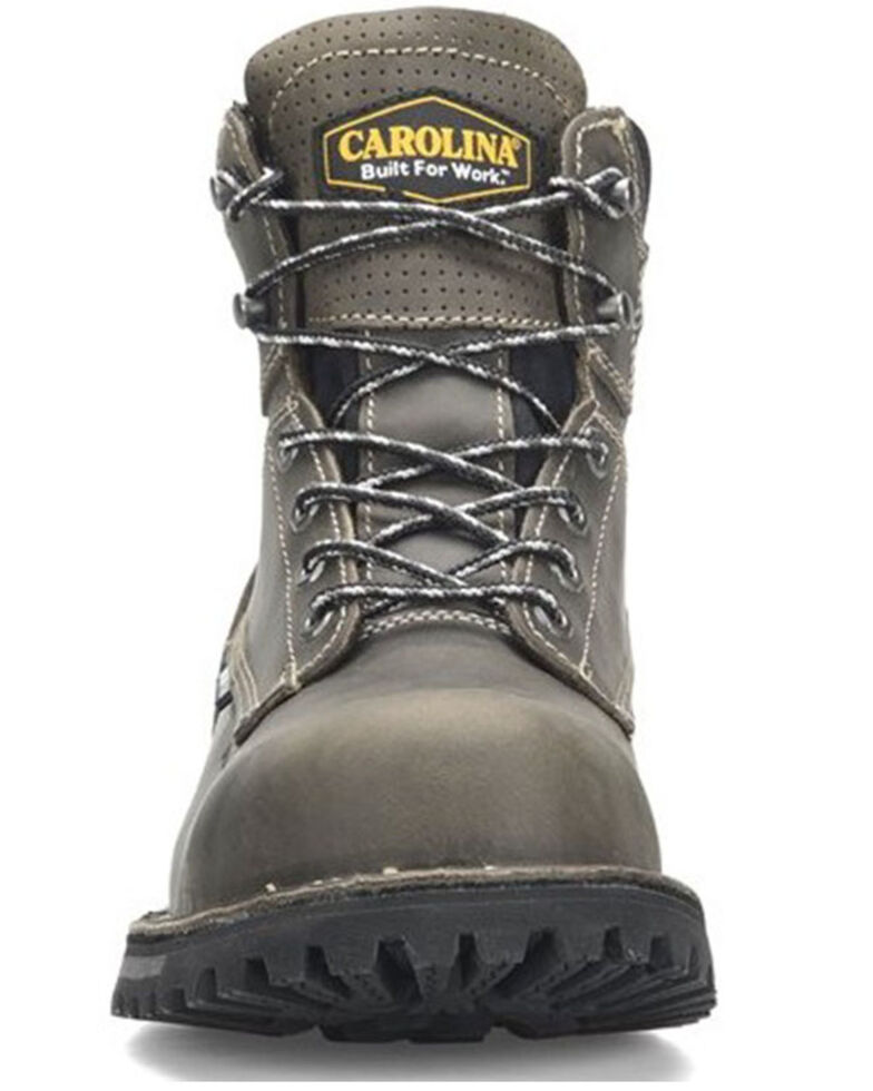 Carolina Men's Pitstop Waterproof Work Boots - Soft Toe, Grey, hi-res