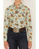 Image #3 - Cruel Girl Women's Western Toss Print Long Sleeve Snap Shirt, Green, hi-res