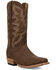 Image #1 - El Dorado Men's Bay Apache Western Boots - Square Toe, Brown, hi-res