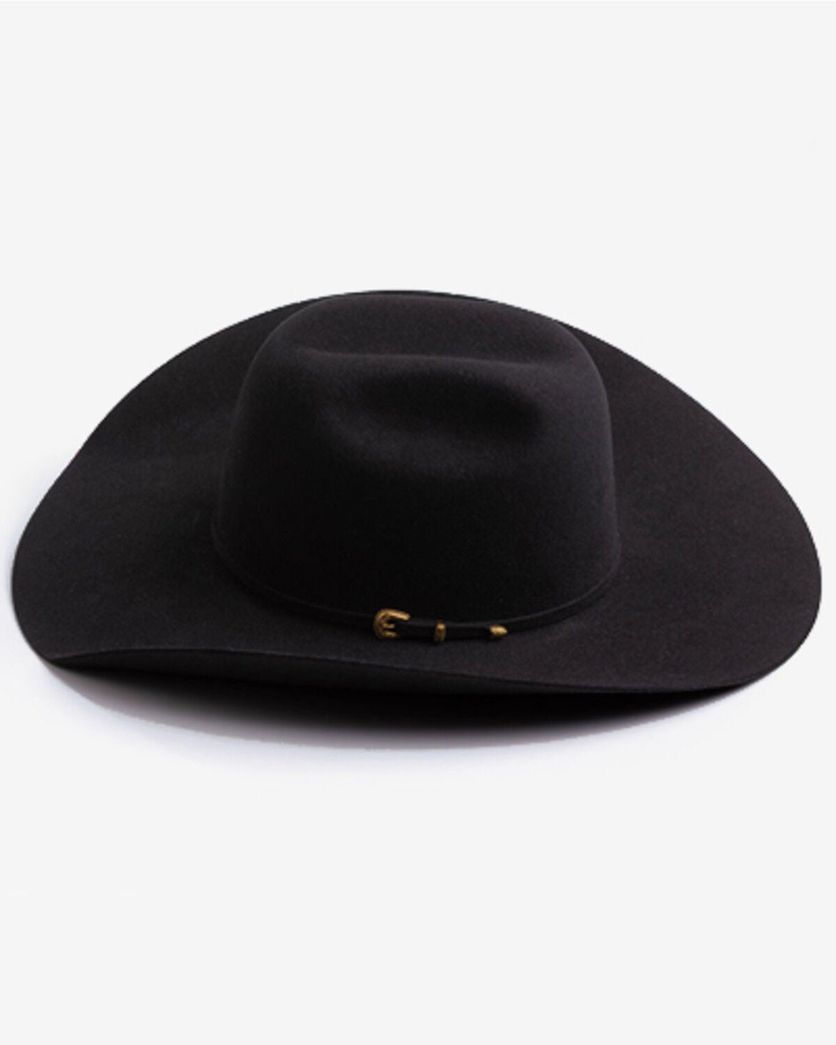 Image #2 - Larry Mahan Cody 10X Felt Cowboy Hat, Black, hi-res