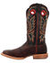 Image #3 - Durango Men's PRCA Collection Shrunken Bullhide Western Boots - Broad Square Toe , Multi, hi-res