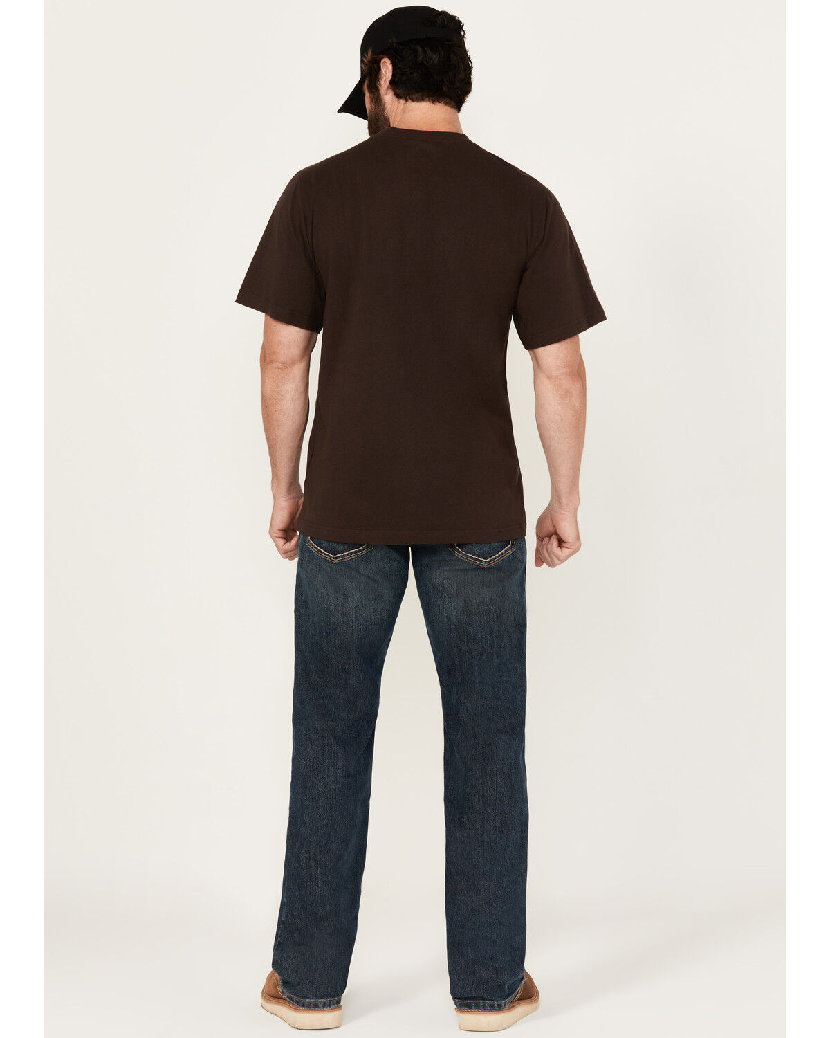 Image #5 - Ariat Men's Rebar M5 Durastretch Dark Wash Low Rise Straight Jeans, Denim, hi-res