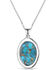 Image #2 - Montana Silversmiths Women's Wisdom Of The West Turquoise Necklace, Silver, hi-res