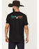 Image #1 - Kimes Ranch Men's Dibujada Short Sleeve Graphic T-Shirt, Black, hi-res