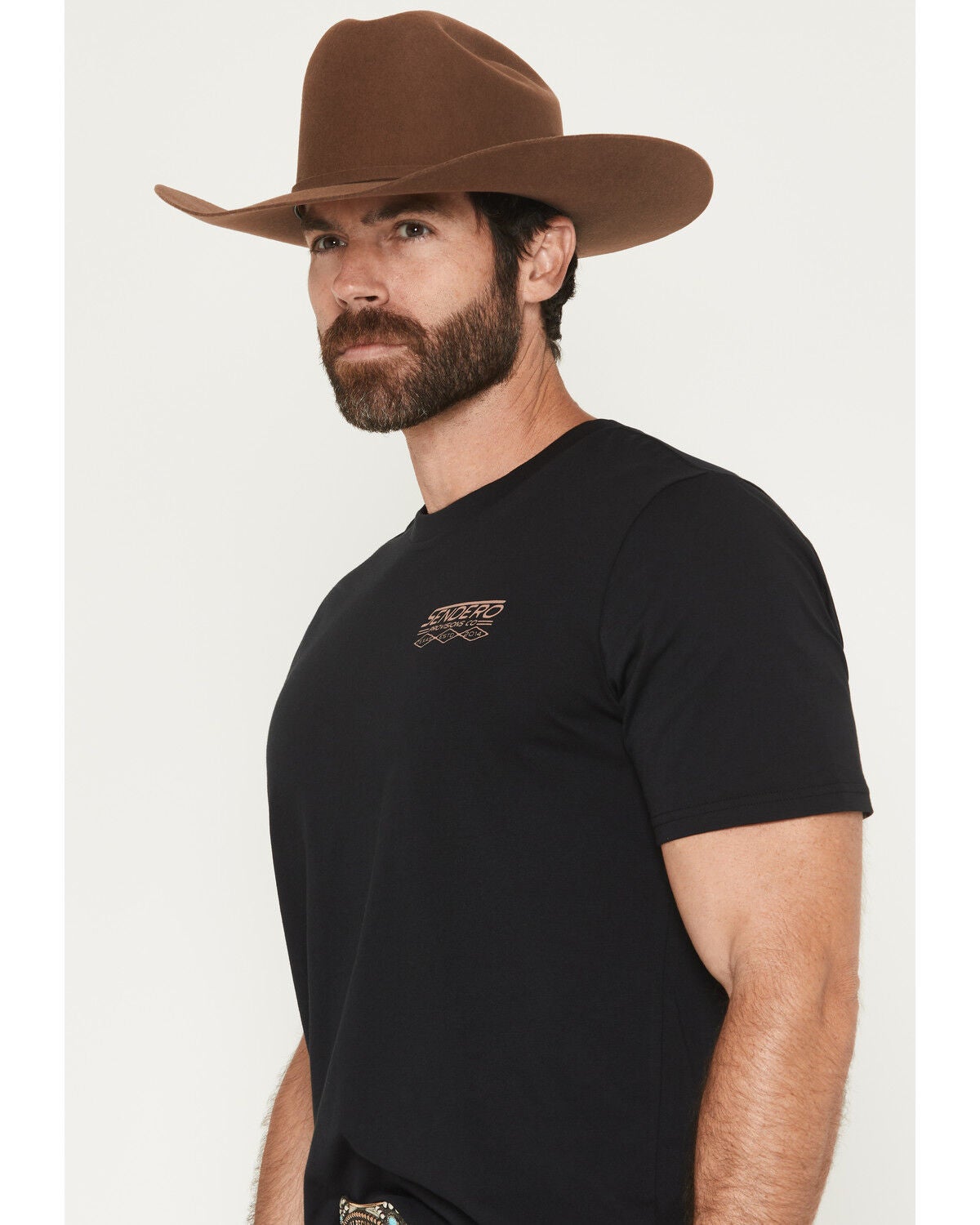 Image #3 - Sendero Provisions Men's Dillo Rider Short Sleeve Graphic T-Shirt, Black, hi-res