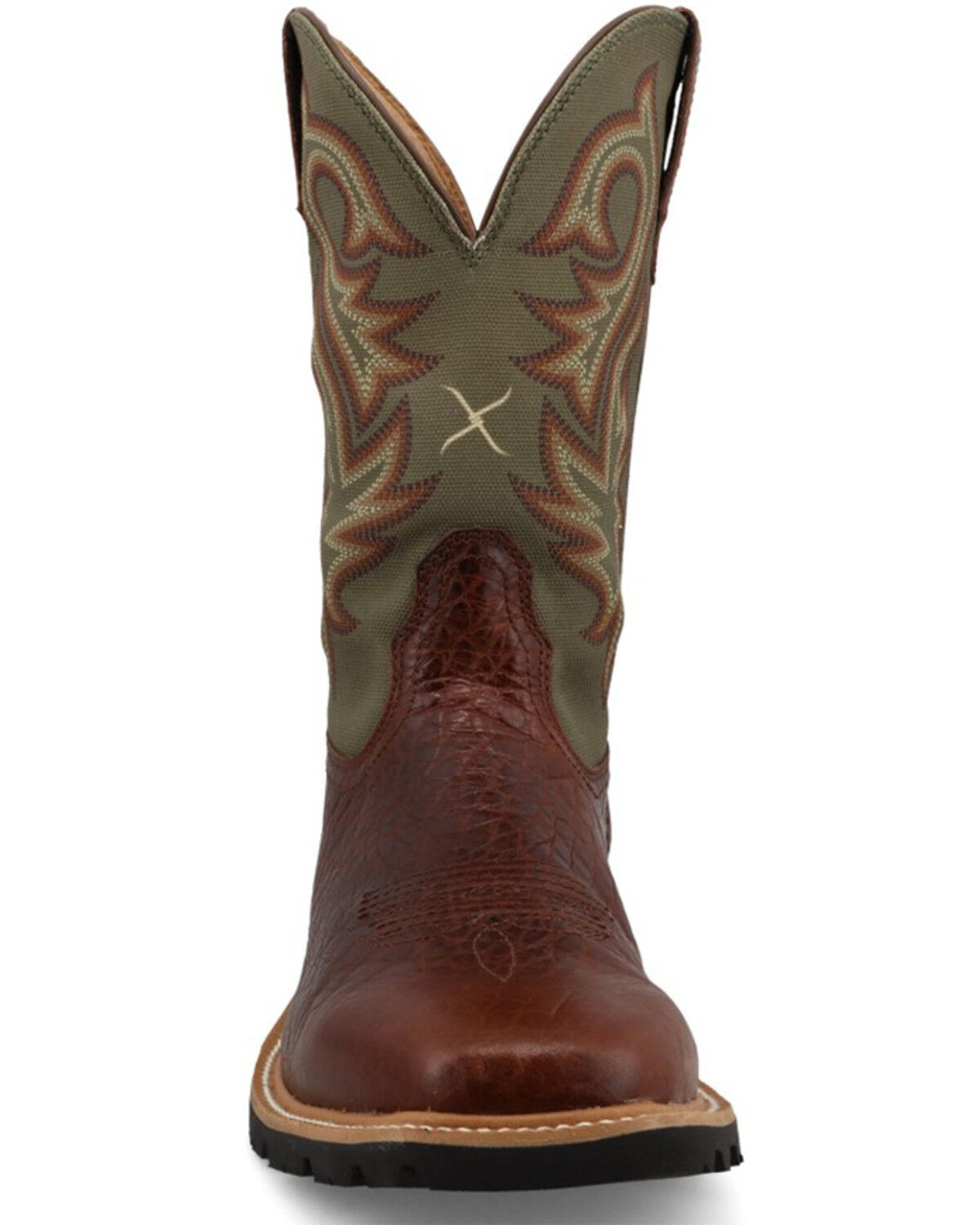 Image #2 - Twisted X Men's Tech X Performance Western Boots - Broad Square Toe, Caramel, hi-res