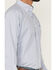 Image #2 - Ariat Men's Danny Wrinkle Free Geo Print Long Sleeve Button-Down Western Shirt - Tall, Blue, hi-res