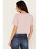 Image #4 - George Strait by Wrangler Women's Strait Up Country Short Sleeve Graphic Cropped Tee, Blush, hi-res