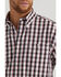 Image #2 - Wrangler Men's Classic Plaid Print Short Sleeve Button-Down Western Shirt - Tall, Black, hi-res