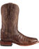 El Dorado Men's Handmade Caiman Belly Stockman Boots - Broad Square Toe, Bronze, hi-res