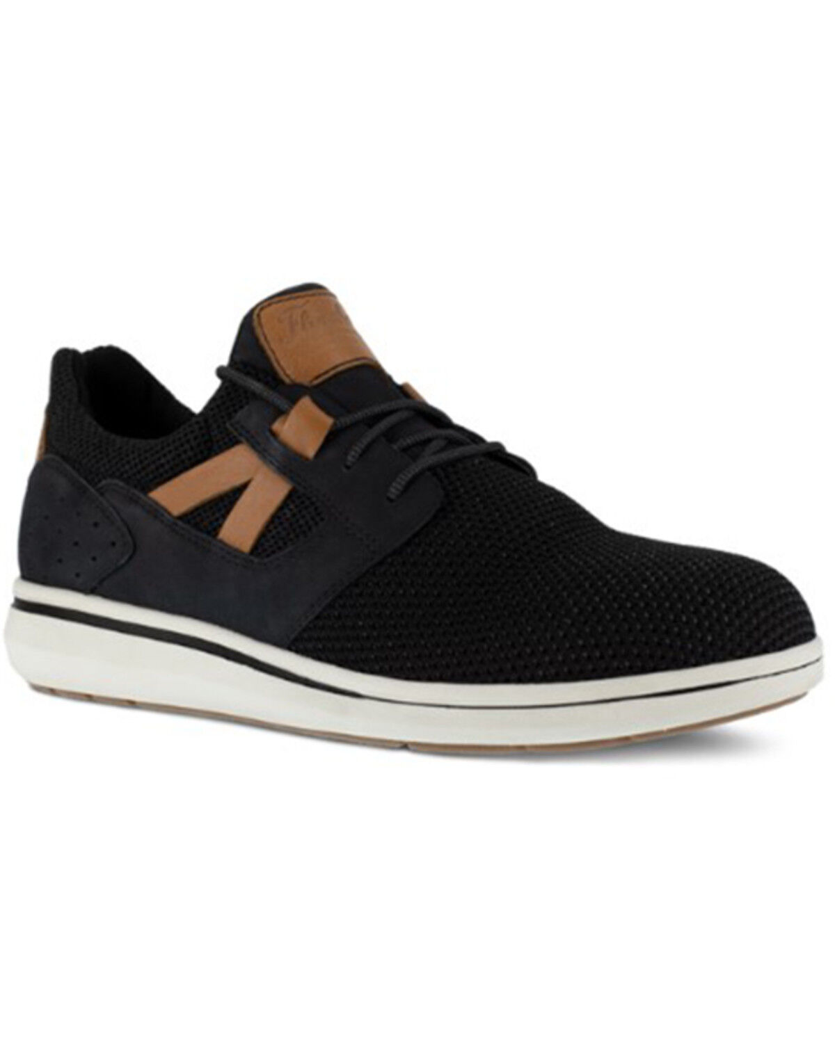 Image #1 - Florsheim Men's Oxford Adventure Casual Work Shoes - Steel Toe, Black, hi-res
