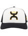 HOOey Men's White & Black University of Missouri Mesh-Back Trucker Cap , White, hi-res