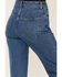 Image #4 - Rolla's Women's Boot Barn Exclusive Ashley Dark Wash High Rise Eastcoast Flare Stretch Denim Jeans, Dark Wash, hi-res