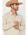 Image #2 - Moonshine Spirit&reg; Men's Archive Dobby Striped Print Long Sleeve Snap Western Shirt, Ivory, hi-res