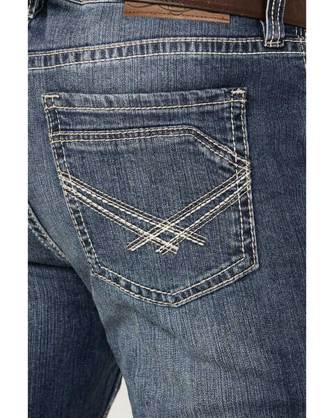 Image #4 - Cody James Men's Medium Wash Alamo Slim Straight Stretch Denim Jeans , Medium Wash, hi-res