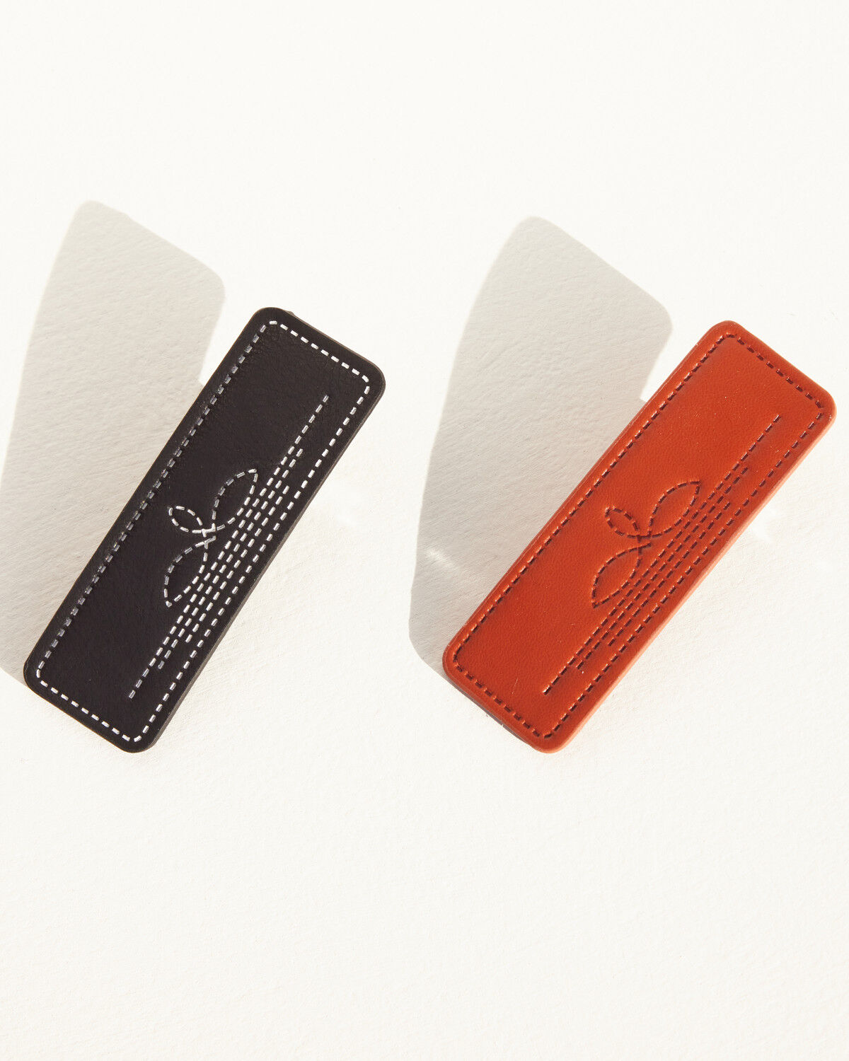 Image #5 - Idyllwind Women's Nash Vegas Faux Leather Hair Clip Set - 2 Piece, Black, hi-res
