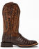 Image #2 - Ariat Men's Double Down Caiman Belly Cowboy Boots - Broad Square Toe, Brown, hi-res