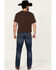 Wrangler Retro Men's No. 88 Dark Wash Slim Straight Stretch Jeans - Long , Dark Wash, hi-res