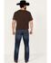 Wrangler Retro Men's No. 88 Dark Wash Slim Straight Stretch Jeans - Long , Dark Wash, hi-res
