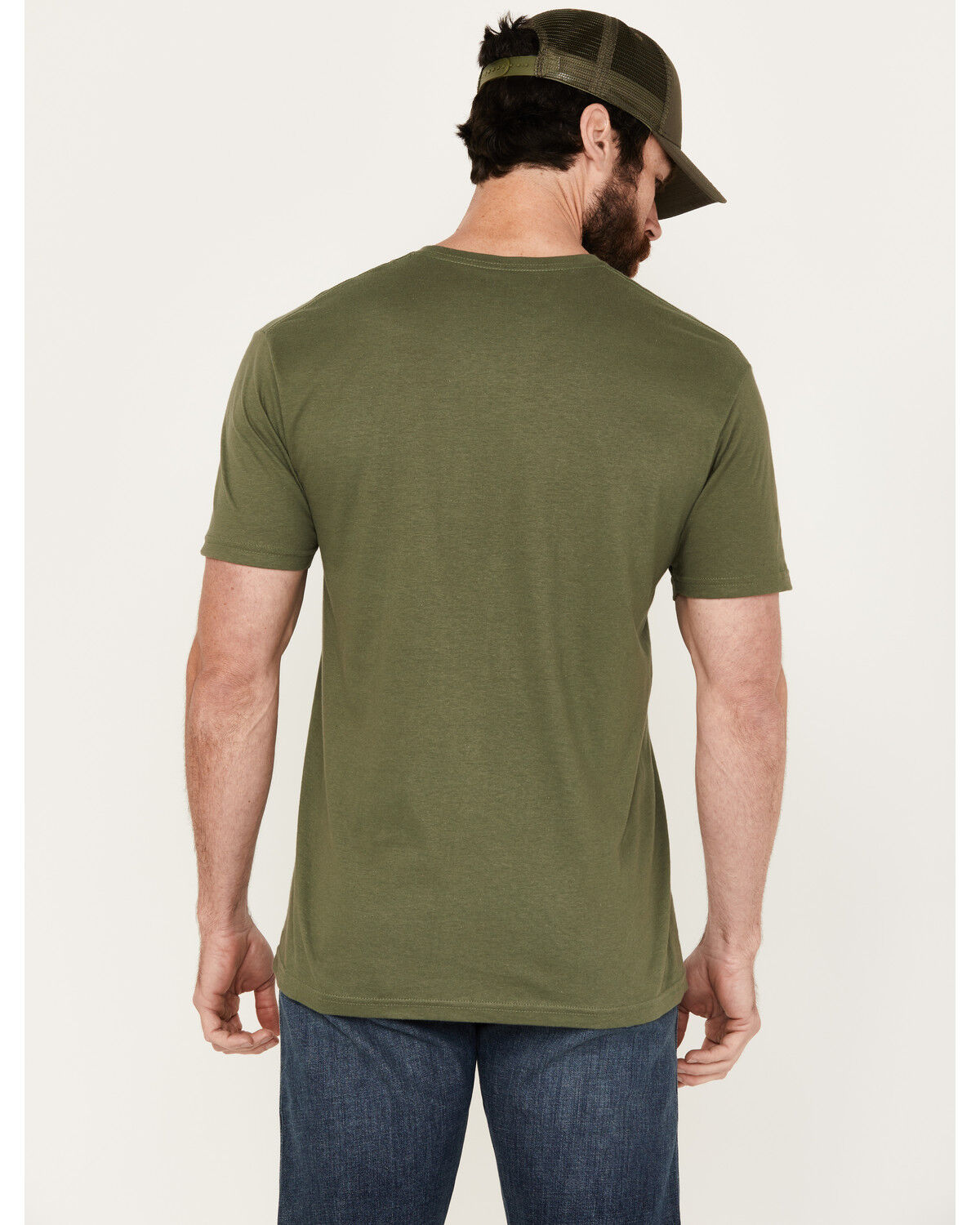 Image #4 - Brew City Beer Gear Men's Budweiser Logo Short Sleeve Graphic T-Shirt, Green, hi-res