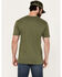 Image #4 - Brew City Beer Gear Men's Budweiser Logo Short Sleeve Graphic T-Shirt, Green, hi-res