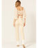 Image #3 - Sneak Peek Women's High Rise Slim Straight Jeans, Light Yellow, hi-res