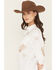Image #2 - Blue B Women's Western Embroidered Long Sleeve Button-Down Western Shirt, Off White, hi-res