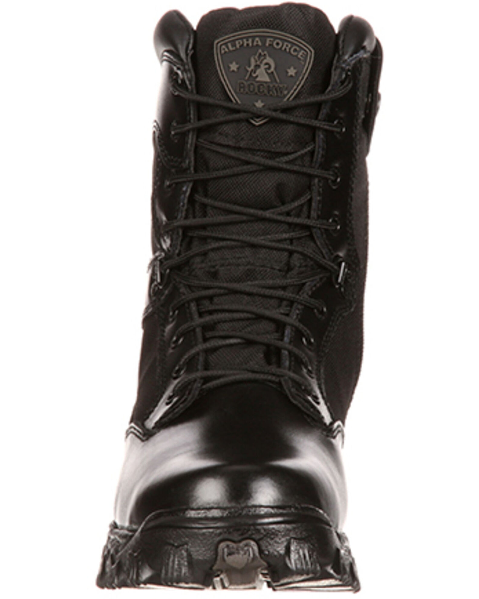 Image #5 - Rocky Men's Alphaforce Waterproof Zipper Duty Boots - Composite Toe, Black, hi-res