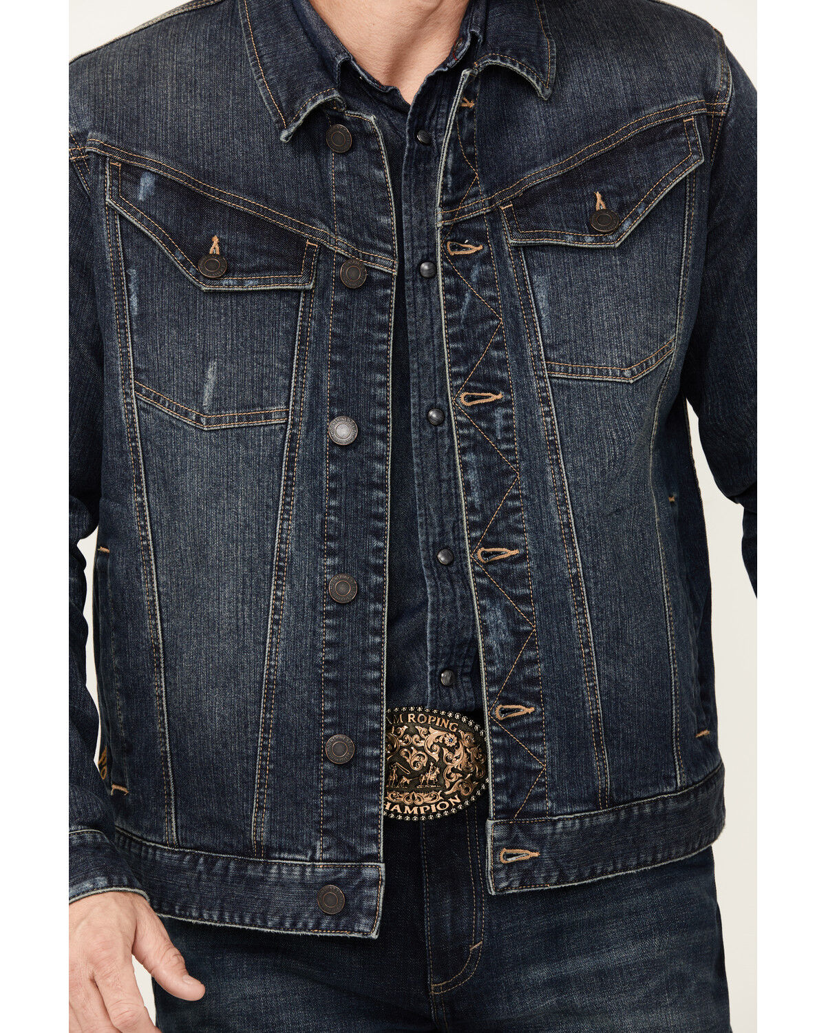 Moonshine Spirit Men's Dark Wash Rigid Old Shine Vintage