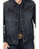 Image #3 - Moonshine Spirit Men's Dark Wash Rigid Old Shine Vintage Denim Jacket, Dark Wash, hi-res