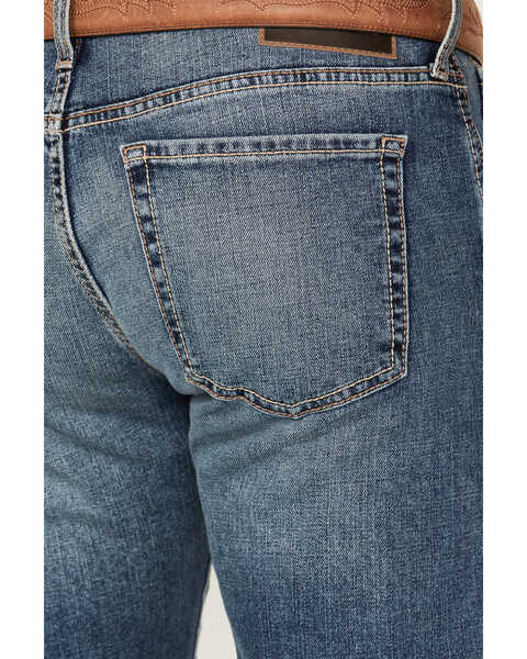 Ariat Men's M7 Medium Wash Slim Straight Stretch Denim Jeans, Blue, hi-res