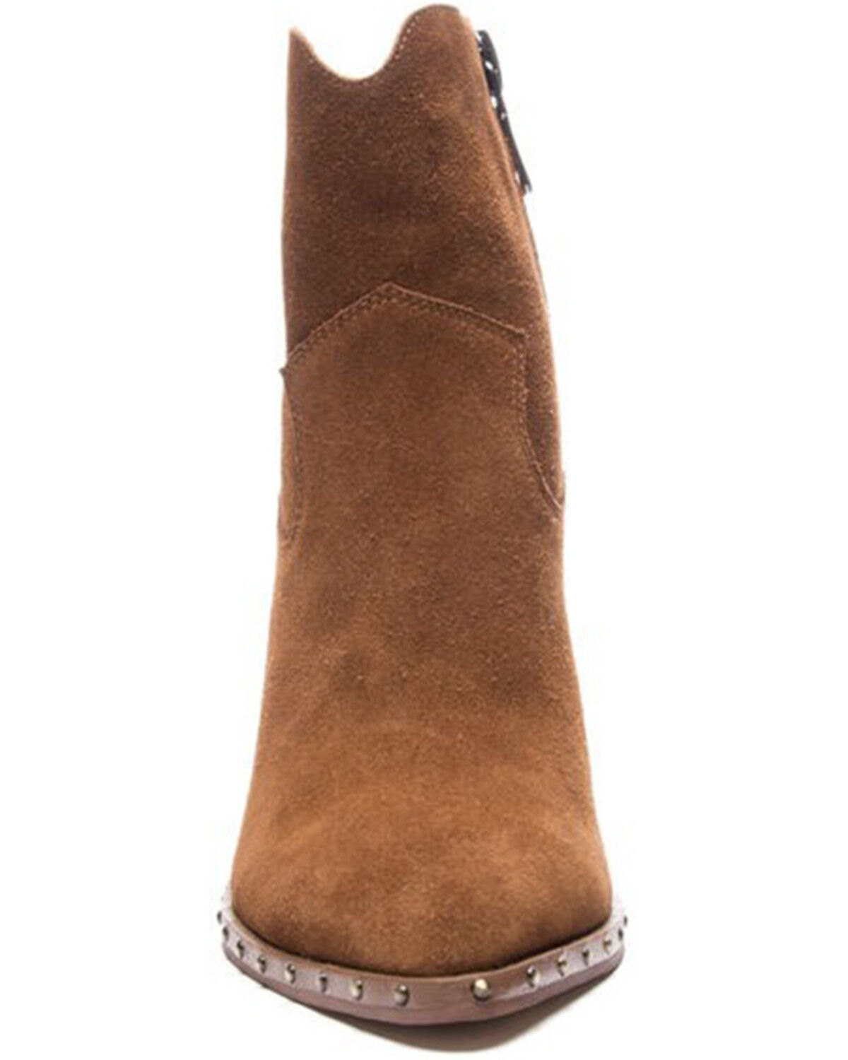 Image #4 - Chinese Laundry Women's Ramble Split Suede Fashion Booties - Snip Toe, Brown, hi-res